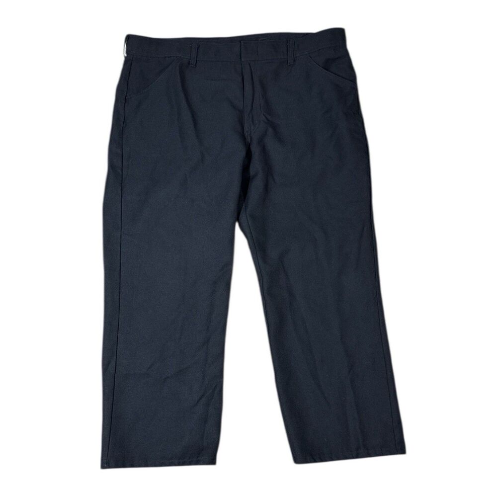 Vintage Big Yanks Sport-About Pants Navy Blue Eclectic Grandpa Mens Sz 42